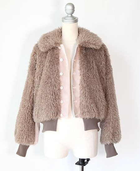 mintdesigns  �ߥ�ȥǥ����󥺡�Airy Poodle Blouson