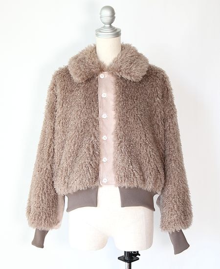 mintdesigns  �ߥ�ȥǥ����󥺡�Airy Poodle Blouson