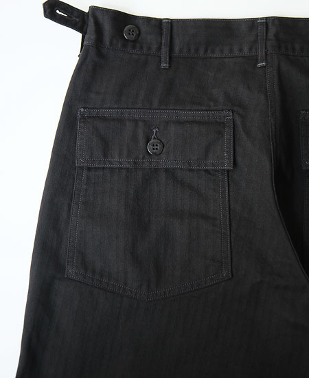 COLIMBO ������ 50'S ARMY UTILITY PANTS " FORT KNOX " (DECK BLACK)