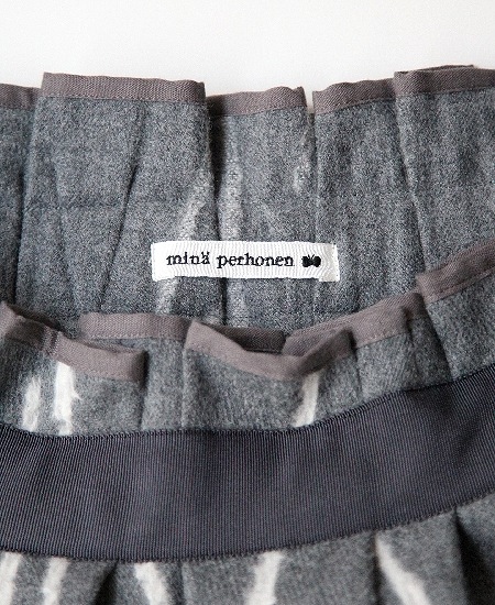 ミナペルホネン light stick ロングスカート twin flower ヨーク切り替えスカート - minä perhonen