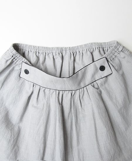minä perhonen グレー ワイドパンツ LARGE mina perhonen - ミナペルホネン グレー ya4489 papier