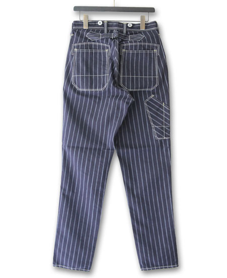 FREEWHEELERS ե꡼ۥ顼 " GANDY DANCER " OVERALLS (NAVY CHAIN STRIPE)