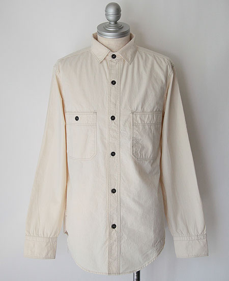 フリーホイーラーズ　生成りシャツ　15 フリーホイーラーズ 生成りシャツ 15