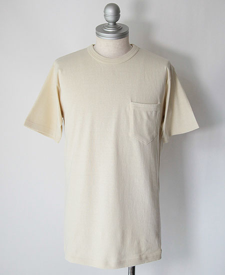 FREEWHEELERS フリーホイーラーズ SHORT SLEEVE POCKET T-SHIRT (STRAW