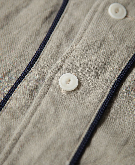 COLIMBO ������ DOOLITTLE BASEBALL SHIRT CUSTOM (SAND BEIGE)