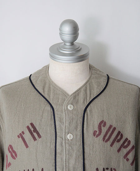 COLIMBO ������ DOOLITTLE BASEBALL SHIRT CUSTOM (SAND BEIGE)