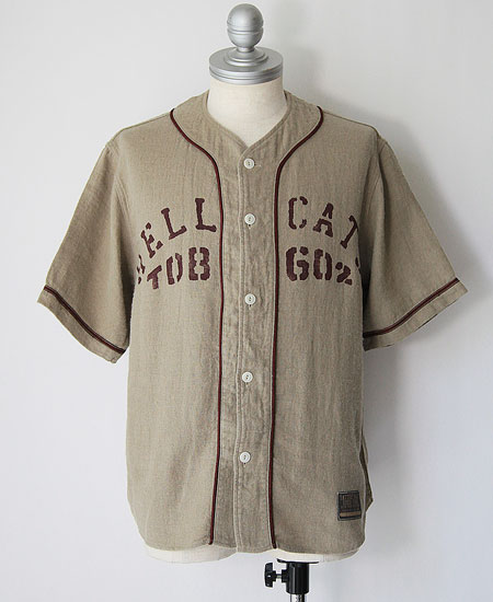 COLIMBO コリンボ DOOLITTLE BASEBALL SHIRT - HELL CATS - (SAND BEIGE)