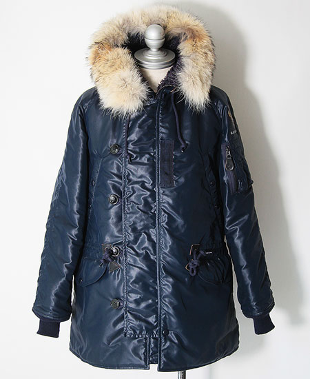 COLIMBO   C.H.MASLAND TYPE SNORKEL PARKA - N-3A TYPE - (AIR FORCE BLUE)