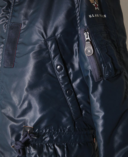 COLIMBO   C.H.MASLAND TYPE SNORKEL PARKA - N-3A TYPE - (AIR FORCE BLUE)