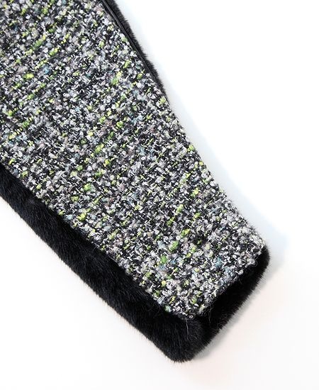 AULA AILA �����饢���顡ASYMMETRY COMBINATION COAT