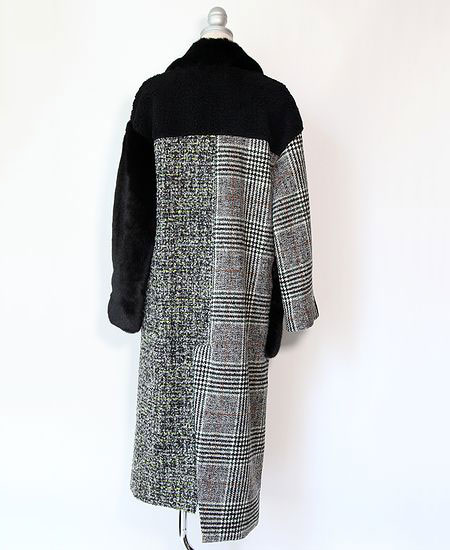 AULA AILA �����饢���顡ASYMMETRY COMBINATION COAT