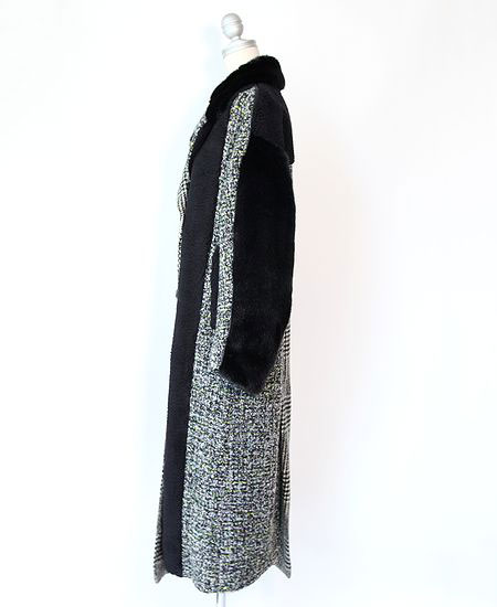 AULA AILA �����饢���顡ASYMMETRY COMBINATION COAT