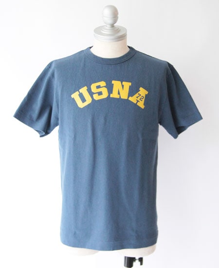 COLIMBO コリンボ FAIR FIELD TEE SHIRT - U.S.NAVAL ACODEMY 72 - (NAVY)