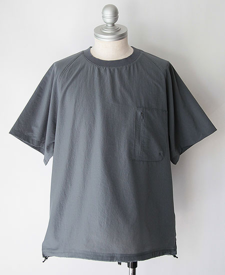 NANGA ʥ AIR CLOTH COMFY TEE (GRAY)