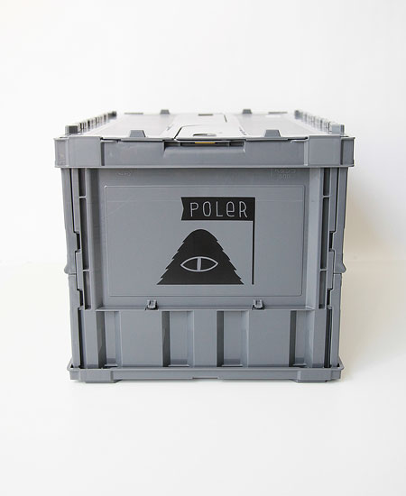 ں١POLER ݡ顼 FOLDING CONTAINER (GRAY)