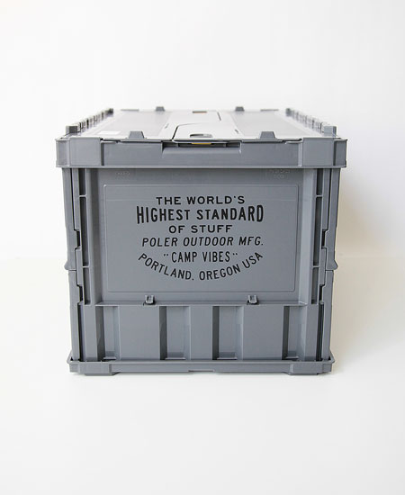 ں١POLER ݡ顼 FOLDING CONTAINER (GRAY)