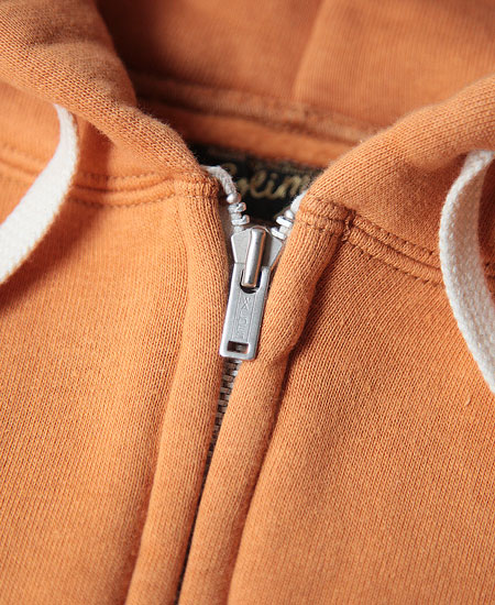 COLIMBO ������ LETTERMAN FULL ZIP SWEAT PARKA (SUNSET ORANGE)