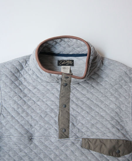 COLIMBO コリンボ GREAT PLAINS QUILTED TEE L/S (GRAY)