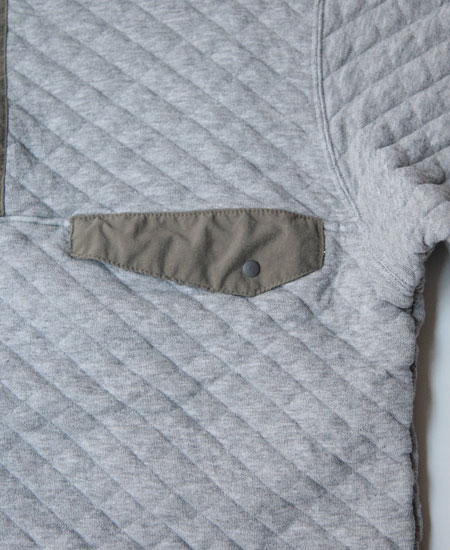 COLIMBO コリンボ GREAT PLAINS QUILTED TEE L/S (GRAY)