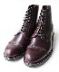 WHEELROBE ������������� 5" CAP TOE LACE UP BOOTS ����å� �ȥ� �졼�� ���å� �֡��� (BURGUNDY)
