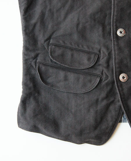 FREEWHEELERS フリーホイーラーズ JACKSON VEST (YARN-DYED CHARCOAL