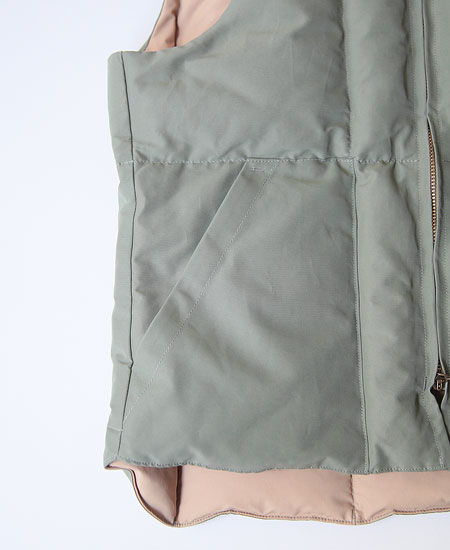 COLIMBO ������ " TEMPCO " SIGNATURE DOWN VEST 60/40 (MINT GREEN)