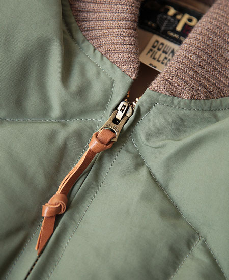 COLIMBO ������ " TEMPCO " SIGNATURE DOWN VEST 60/40 (MINT GREEN)