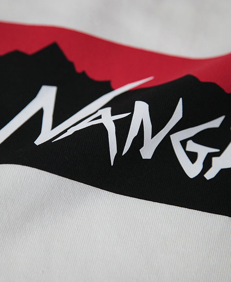 NANGA �ʥ� ECO HYBRID BOX LOGO LOOSE FIT TEE (WHITE)
