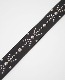 ڼVINTAGE STYLE LEATHER STUDS BELT - SUNBURST - (BLACK)