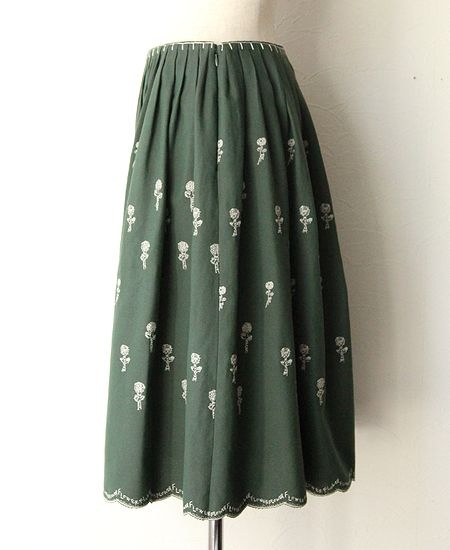 ミナペルホネン　エチュードスカート　36サイズ mina perhonen ミナペルホネン etude エチュード スカート