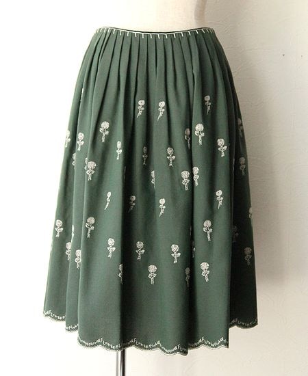 ミナペルホネン　エチュードスカート　36サイズ mina perhonen ミナペルホネン etude エチュード スカート