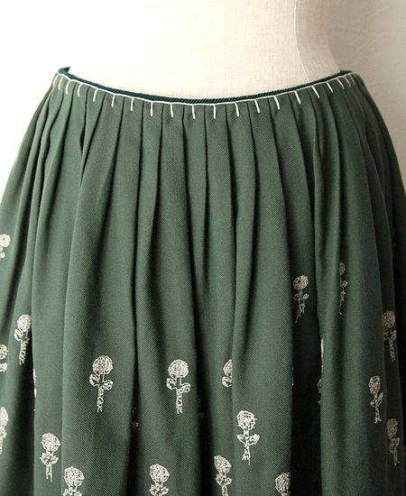 ミナペルホネン　エチュードスカート　36サイズ mina perhonen ミナペルホネン etude エチュード スカート