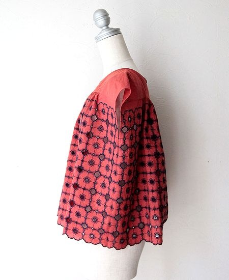 mina perhonen ミナペルホネン anemone アネモネ フレンチスリーブブラウス