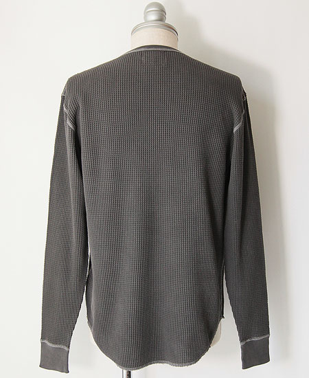 SECRET WORDS ��������å� ��� LONG SLEEVE WAFFLE THERMAL (AGED BLACK)