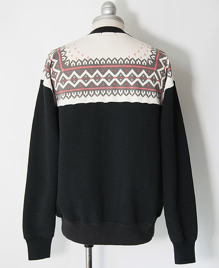 COLIMBO ������ SNOWFLAKE ZIP SWEAT (S.BLACK)