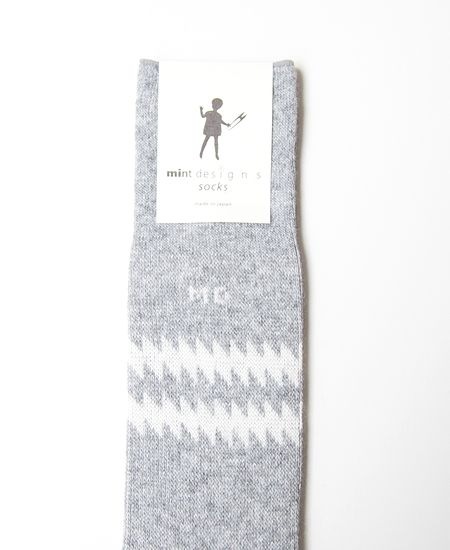 mintdesigns ミントデザインズ WOOL ZIG SOCKS