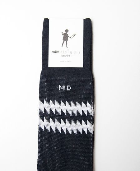mintdesigns ミントデザインズ WOOL ZIG SOCKS