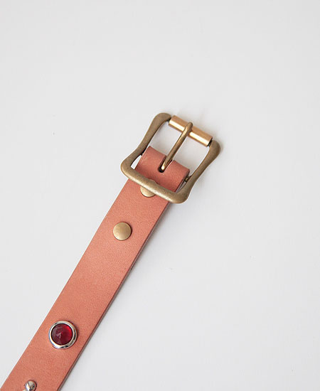 マルタンマルジェラ すっぱ レザー スタッズ ベルト 世界限定100本 