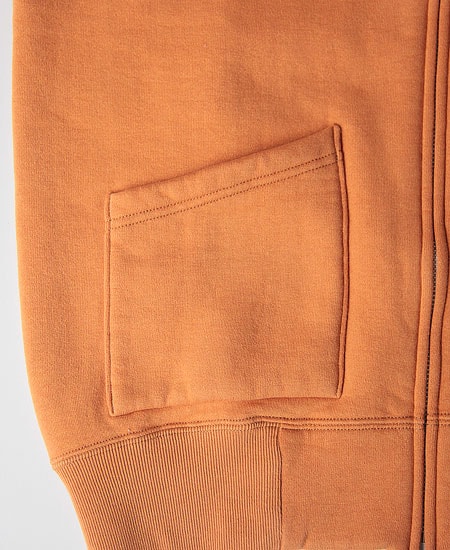 COLIMBO ������ SNOWFLAKE ZIP SWEAT (SUNSET ORANGE)