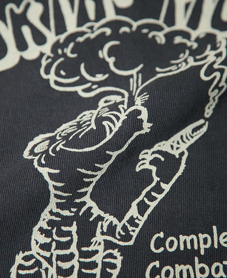 COLIMBO コリンボ LAGERGELD CUT-OFF SWEAT SHIRT (EBNY BLACK)