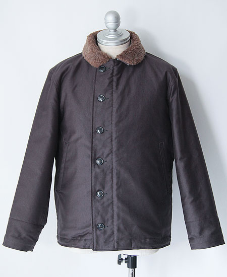 ��������COLIMBO ������  ORIGINAL OBSERVER JACKET " U.S.NAVY REFLECTION PRINTED " - N-1 WW2 MODEL - (FOG BLUE)