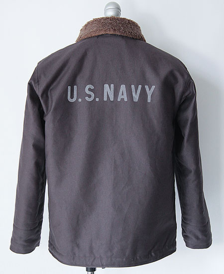 ��������COLIMBO ������  ORIGINAL OBSERVER JACKET " U.S.NAVY REFLECTION PRINTED " - N-1 WW2 MODEL - (FOG BLUE)