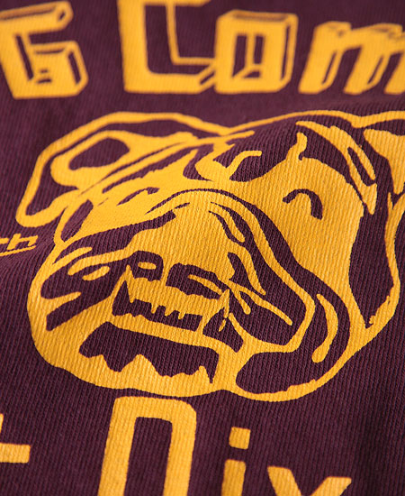 COLIMBO ������ NORWALK TEE SHIRT S/S " FORT DIX BULLDOG " (MAHOGANY)