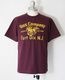 COLIMBO ������ NORWALK TEE SHIRT S/S " FORT DIX BULLDOG " (MAHOGANY)