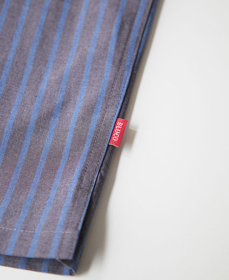 BLUCO �֥륳 STANDARD WORK SHIRT S/S (GRAY STRIPE)