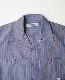 BLUCO �֥륳 STANDARD WORK SHIRT S/S (GRAY STRIPE)