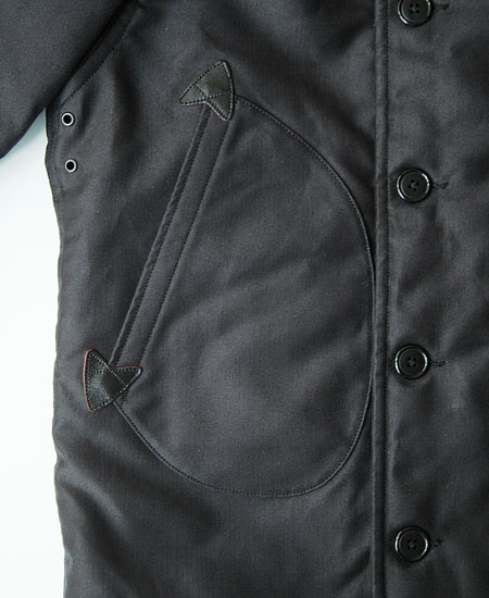 COLIMBO ������  OBSERVER PARKA " NAMELESS NAVAL PARSONNEL " (DECK BLACK)