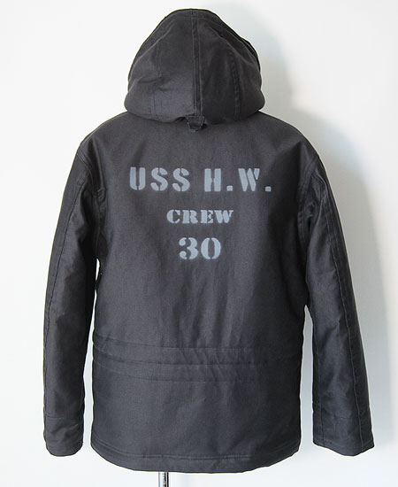 COLIMBO ������  OBSERVER PARKA " NAMELESS NAVAL PARSONNEL " (DECK BLACK)