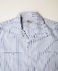 BLUCO �֥륳 STANDARD WORK SHIRT S/S (SAX STRIPE)