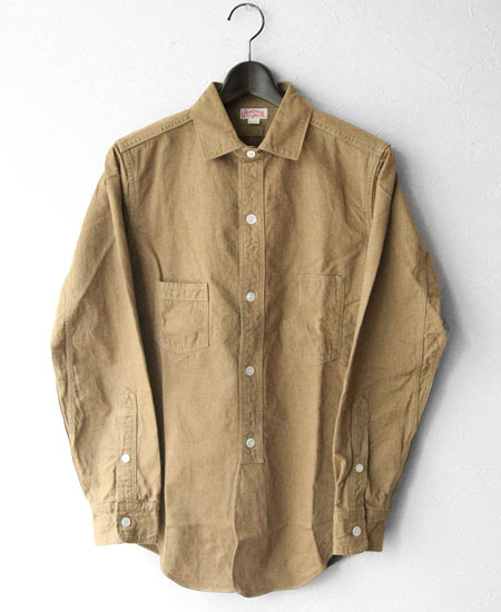 FREEWHEELERS フリーホイーラーズ CONDUCTOR SHIRTS (YELLOW OCHER)